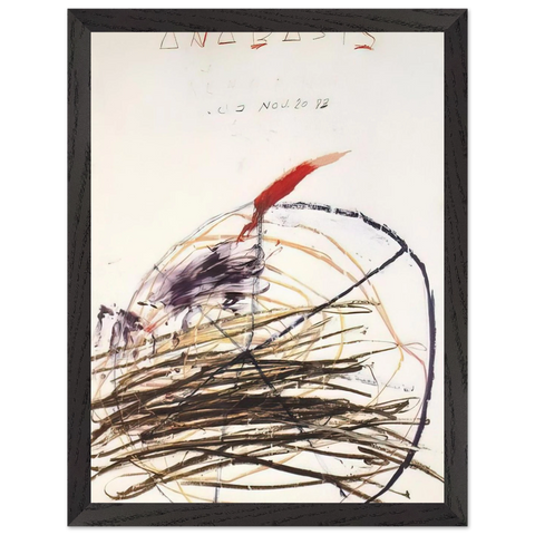 Anabasis  Xenephon by Cy Twombly — Framed art print at Zephyeer