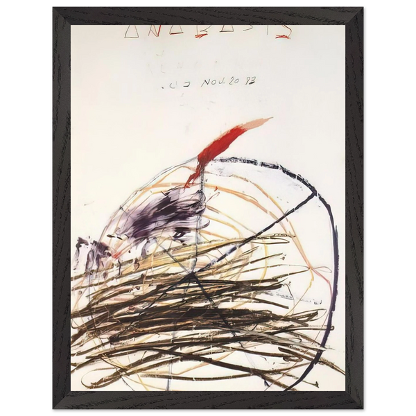 Anabasis  Xenephon by Cy Twombly — Framed art print at Zephyeer