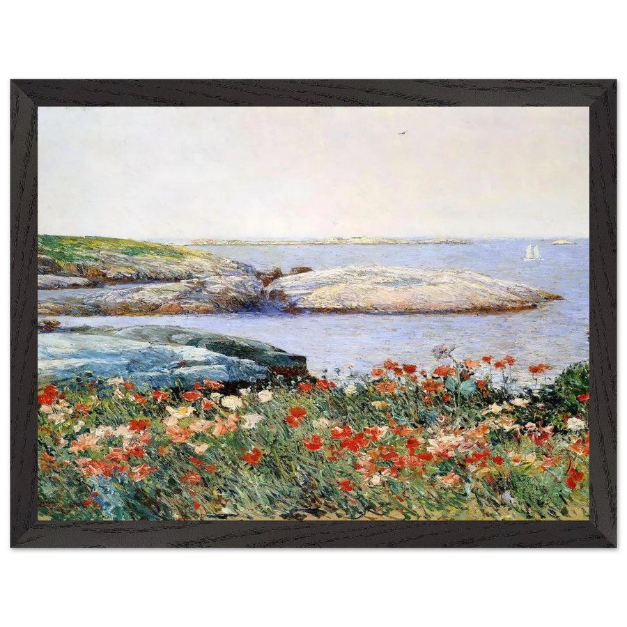 Poppies, Isles of Shoals by Childe Hassam — Framed art print at Zephyeer