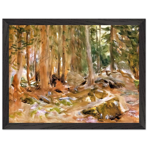 Pine Forest by John Singer Sargent — Framed art print at Zephyeer