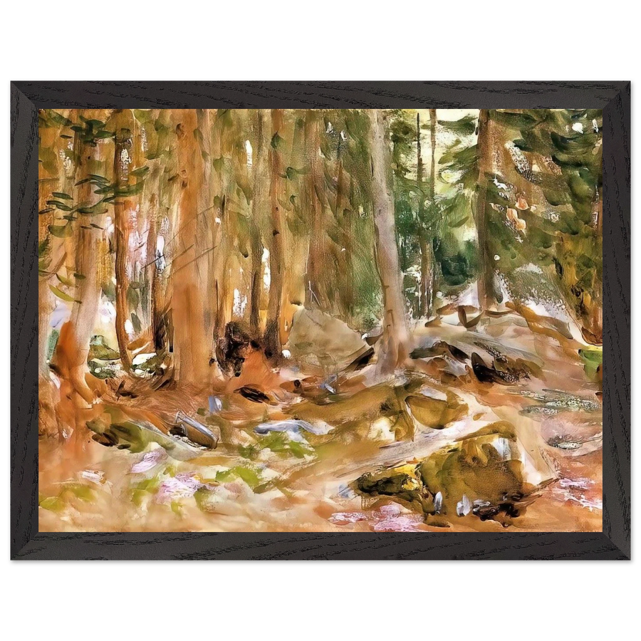 Pine Forest by John Singer Sargent — Framed art print at Zephyeer