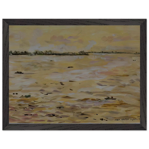 THE AMAZON RIVER IQUITOS PERU 1971 by Ivan Albright — Framed art print at Zephyeer