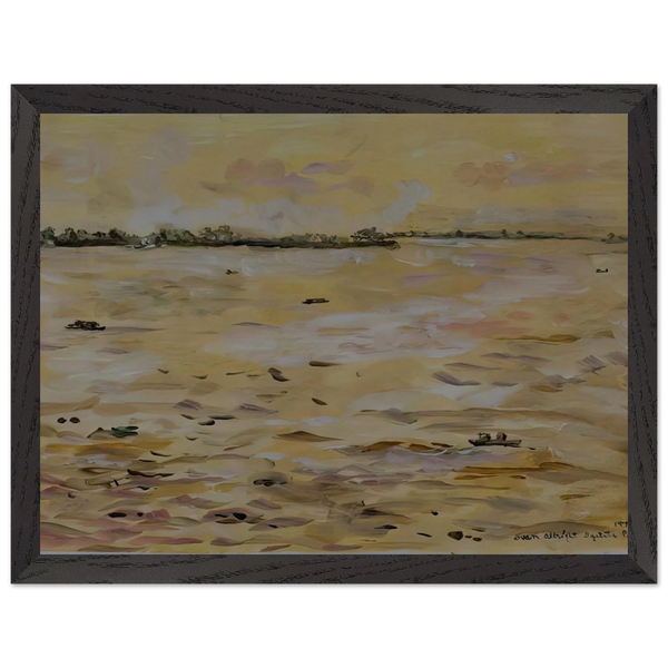 THE AMAZON RIVER IQUITOS PERU 1971 by Ivan Albright — Framed art print at Zephyeer