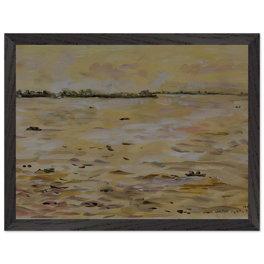 THE AMAZON RIVER IQUITOS PERU 1971 by Ivan Albright — Framed art print at Zephyeer