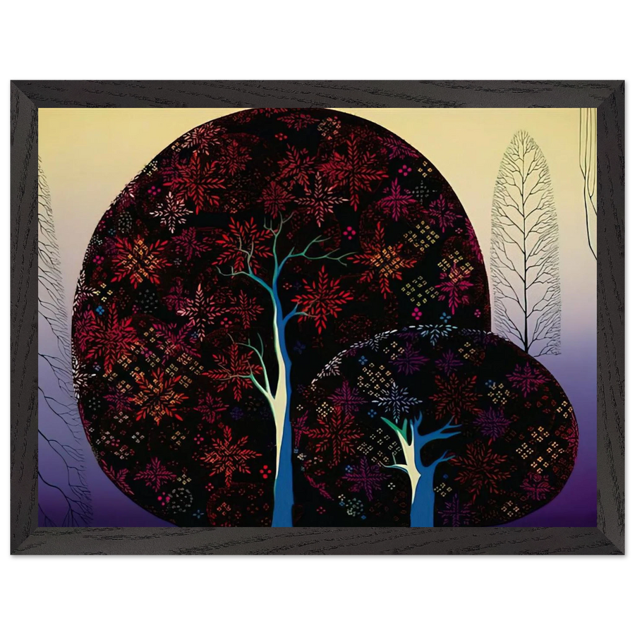A Tree Poem by Eyvind Earle — Framed art print at Zephyeer