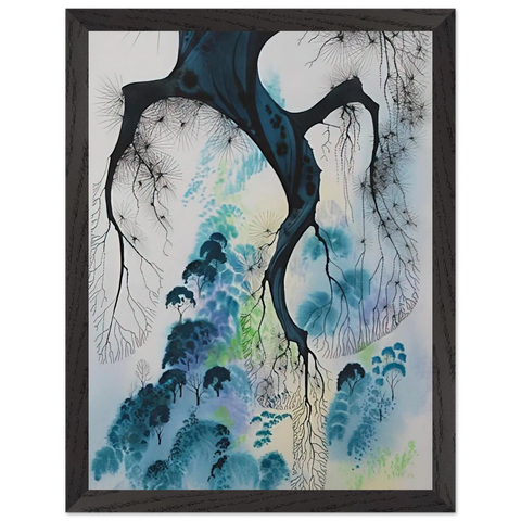 Coastline by Eyvind Earle — Framed art print at Zephyeer