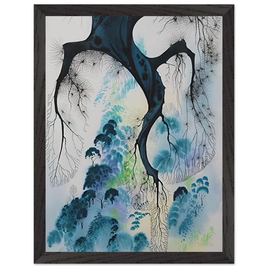 Coastline by Eyvind Earle — Framed art print at Zephyeer