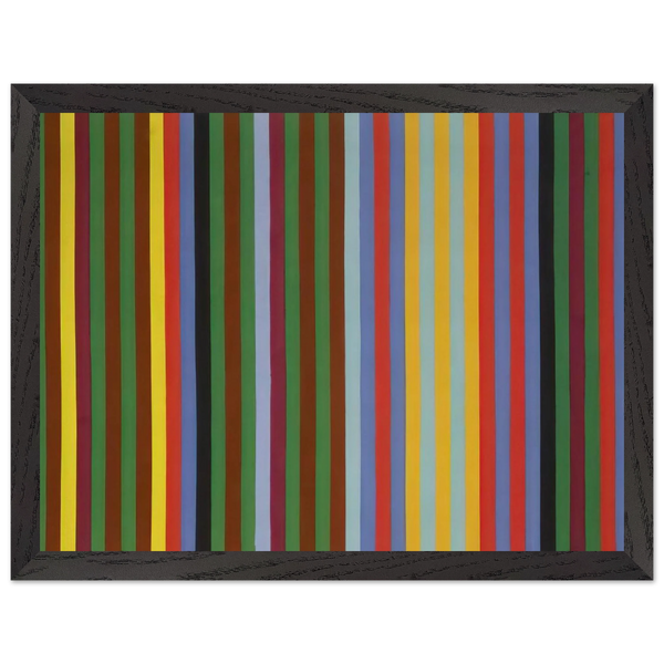 Circus Sounds - 1967 by Gene Davis — Framed art print at Zephyeer