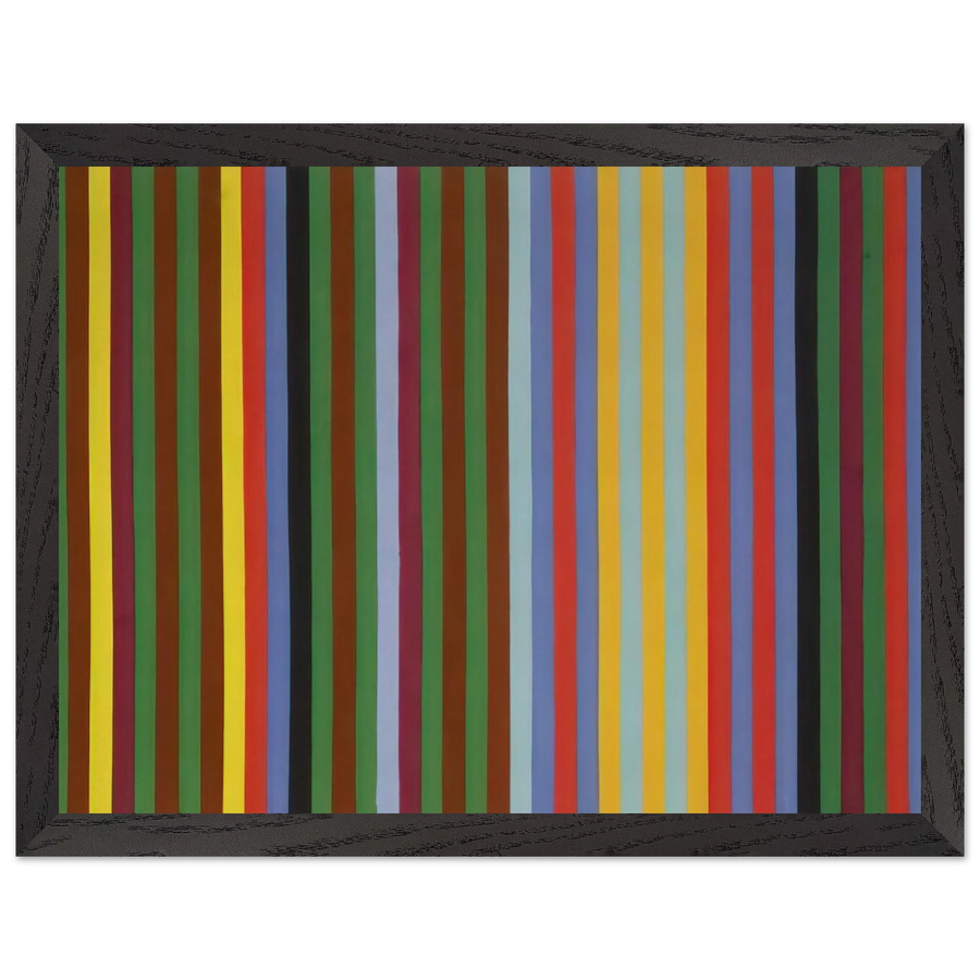 Circus Sounds - 1967 by Gene Davis — Framed art print at Zephyeer
