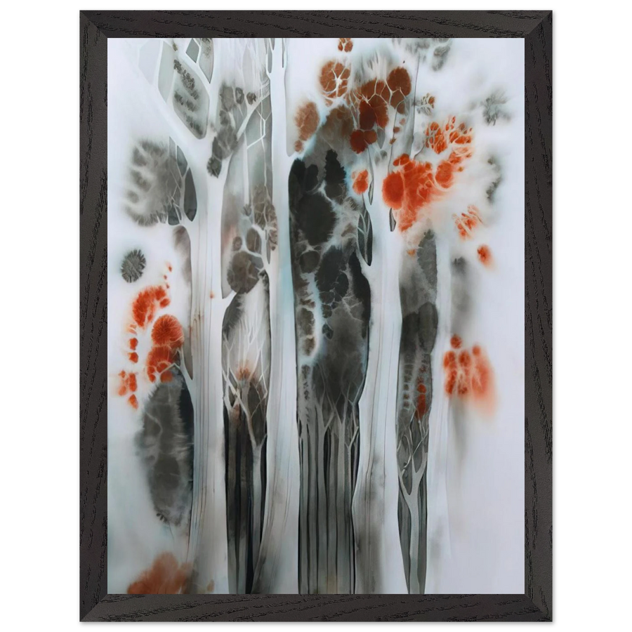 Autumn Forest by Eyvind Earle — Framed art print at Zephyeer