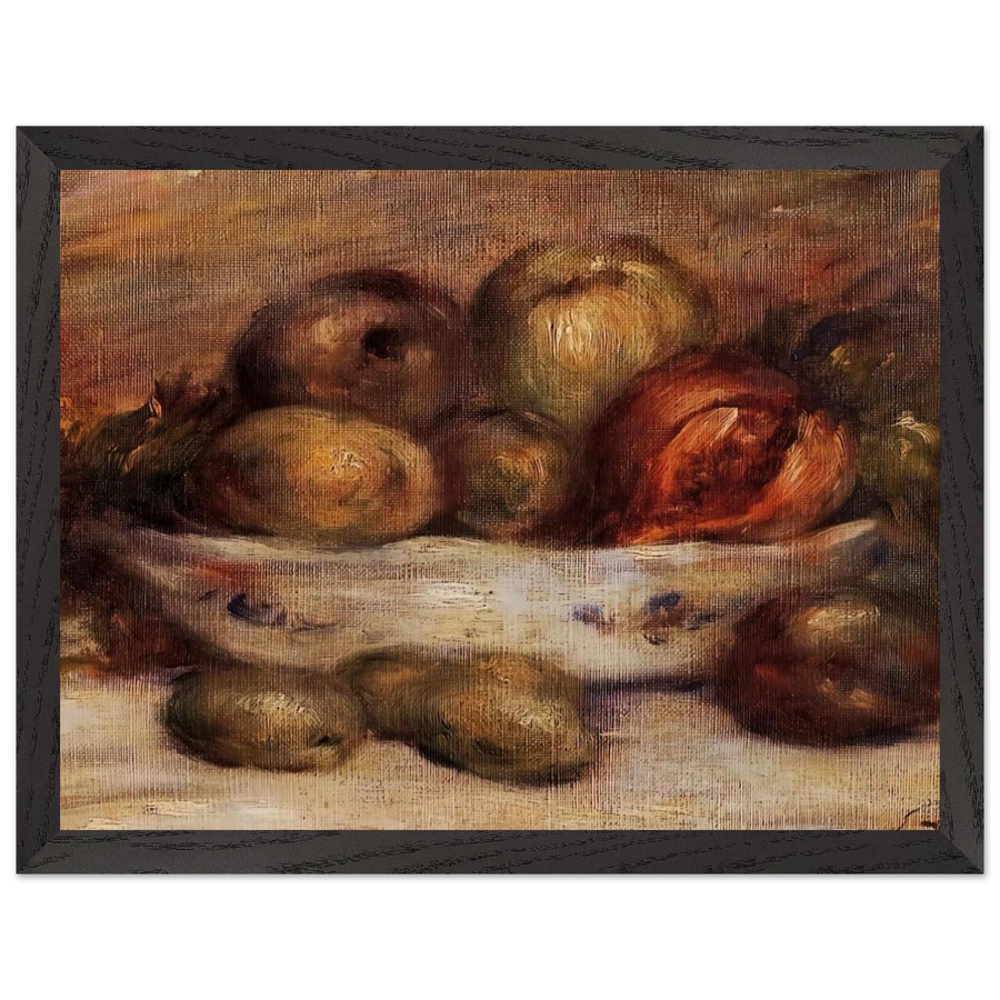 Still Life with Fruit by Pierre-Auguste Renoir — Framed art print at Zephyeer