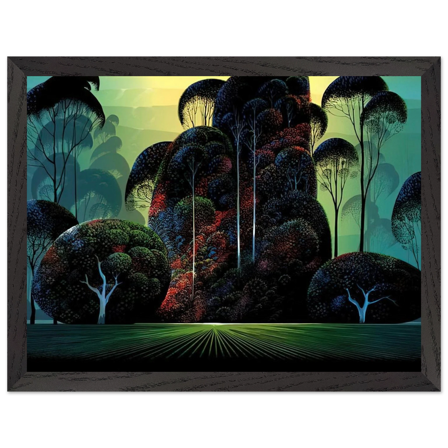 Mendacino by Eyvind Earle — Framed art print at Zephyeer