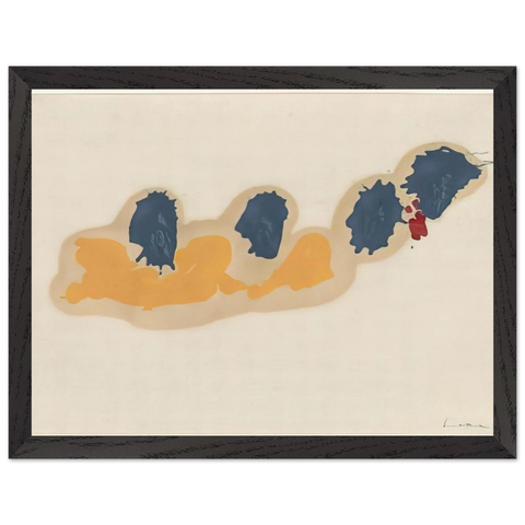 April IV - 1960 by Helen Frankenthaler — Framed art print at Zephyeer
