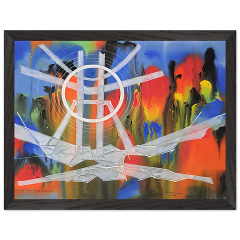 Significant Event Note - 1980 by Jimmy Ernst — Framed art print at Zephyeer