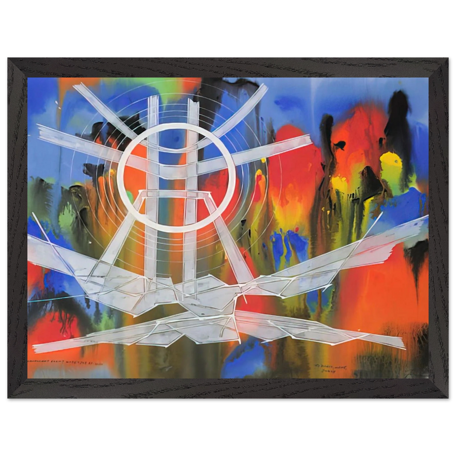 Significant Event Note - 1980 by Jimmy Ernst — Framed art print at Zephyeer