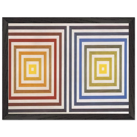 From Yellow to Violet - 1956 by Francois Morellet — Framed art print at Zephyeer