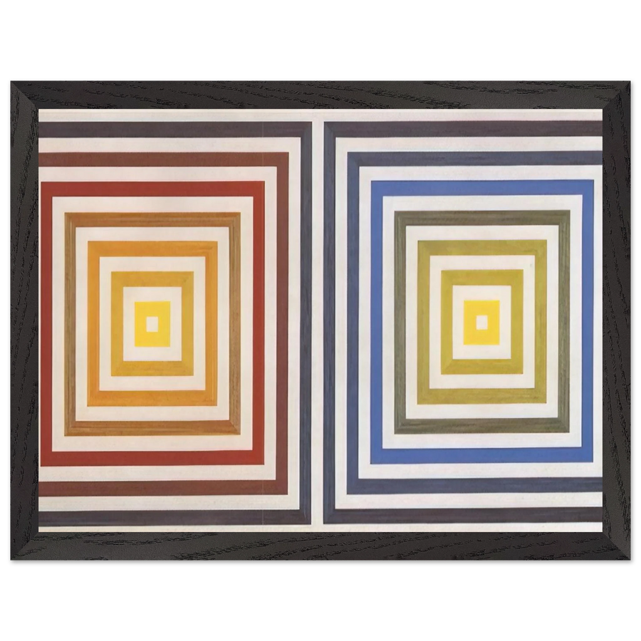 From Yellow to Violet - 1956 by Francois Morellet — Framed art print at Zephyeer