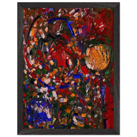 The Garden by Hans Hofmann — Framed art print at Zephyeer