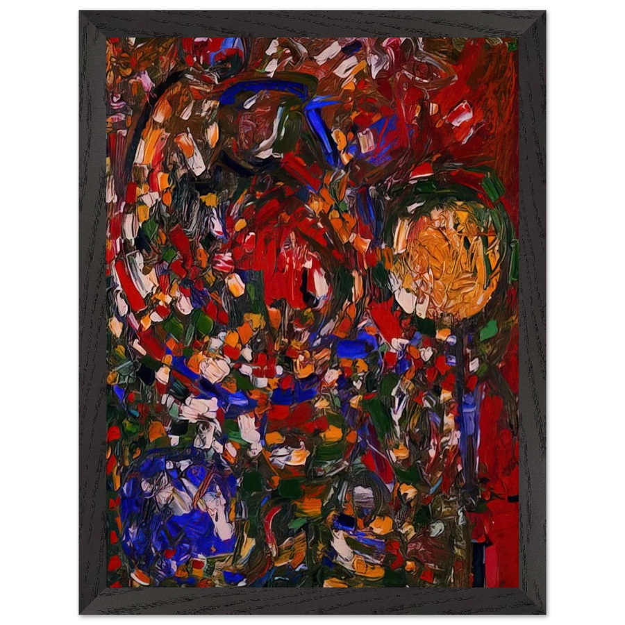 The Garden by Hans Hofmann — Framed art print at Zephyeer