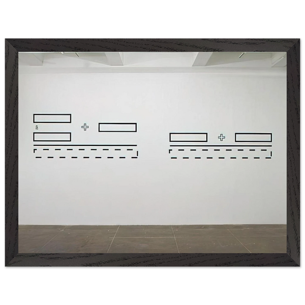 Untitled - 1991 by Lawrence Weiner — Framed art print at Zephyeer