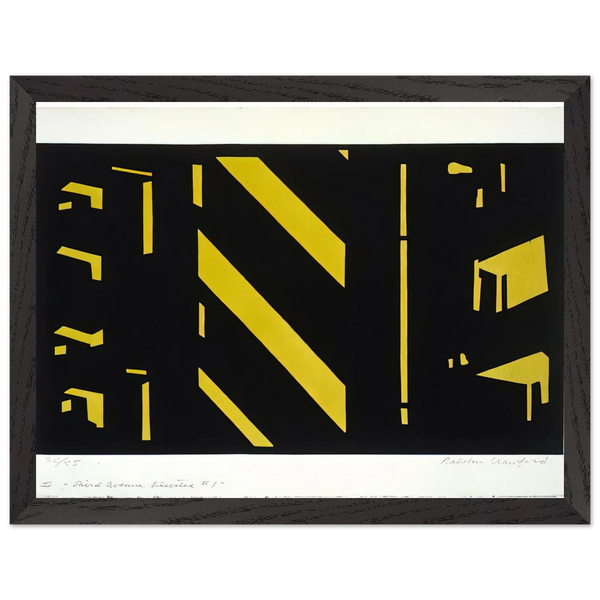Third Avenue Elevated #1 1951 - Purism by Ralston Crawford — Framed art print at Zephyeer