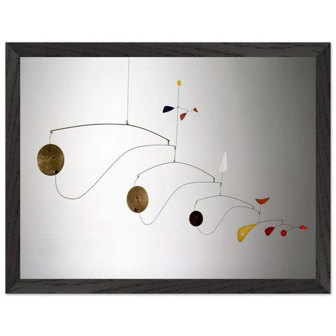 TRIPLE GONG 1948 by Alexander Calder — Framed art print at Zephyeer
