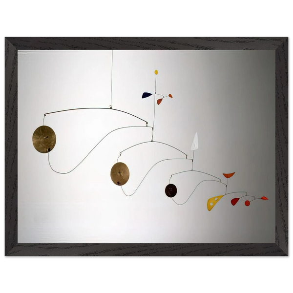TRIPLE GONG 1948 by Alexander Calder — Framed art print at Zephyeer