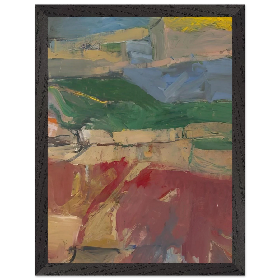 Berkeley #32 by Richard Diebenkorn — Framed art print at Zephyeer