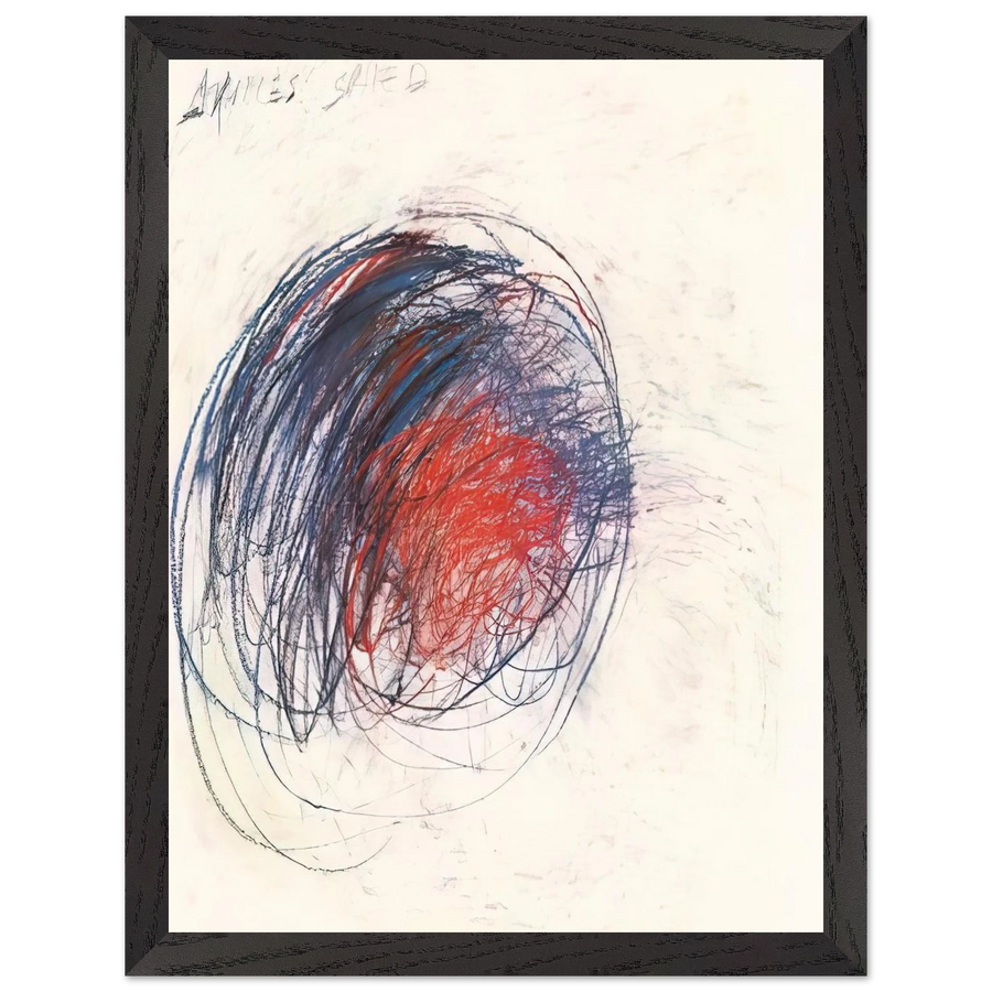 Fifty Days at Iliam. Shield of Achilles by Cy Twombly — Framed art print at Zephyeer