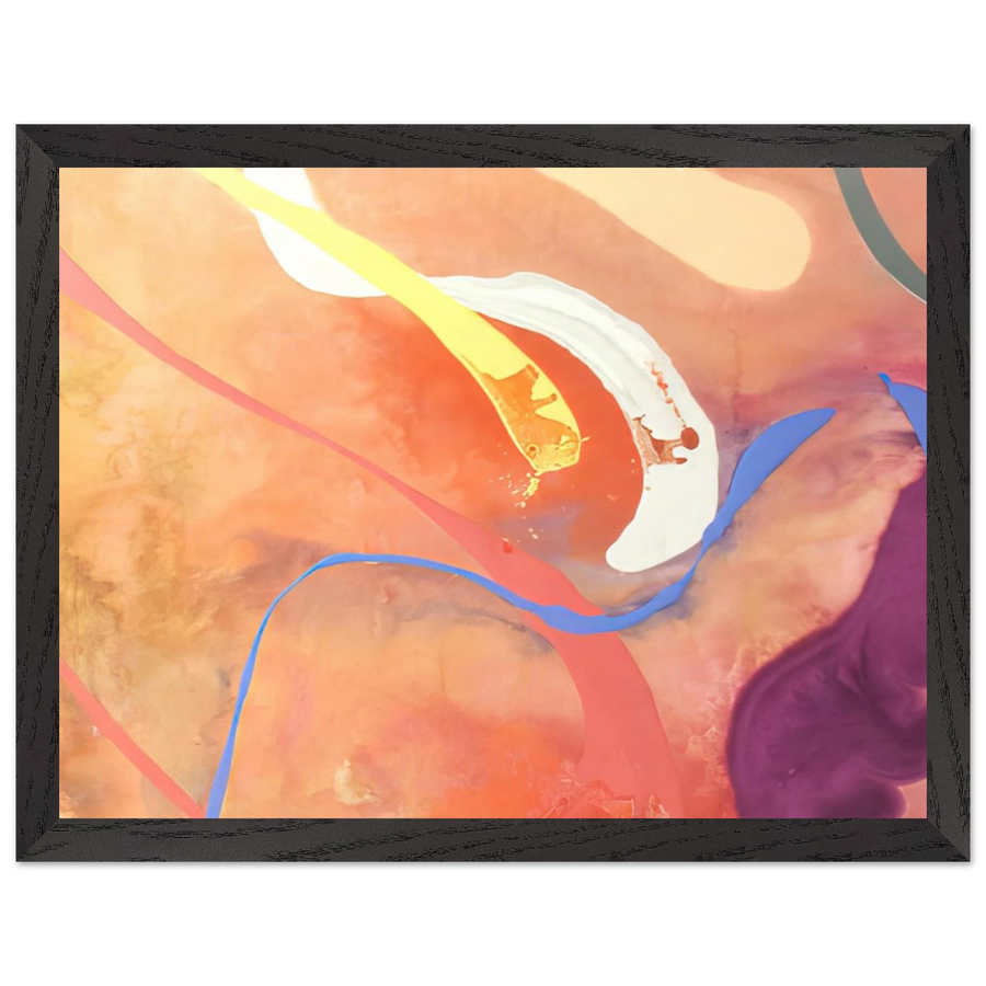 For Becky - 1969 by Ronnie Landfield — Framed art print at Zephyeer