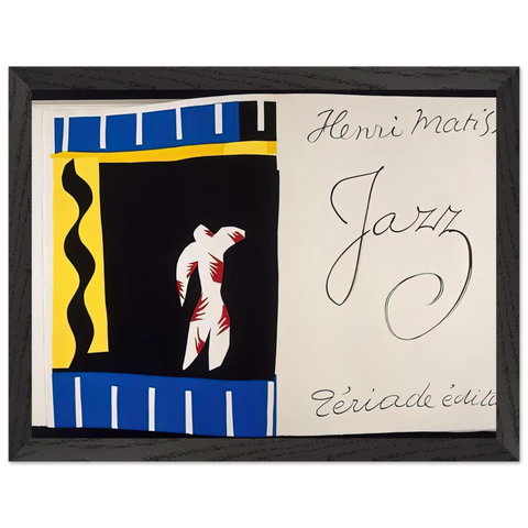 JAZZ BOOK 1947 by Henri Matisse — Framed art print at Zephyeer