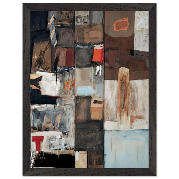 SUMMERSTORM 1959 by Robert Rauschenberg — Framed art print at Zephyeer