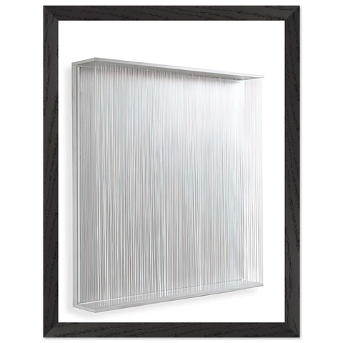 VIBRATION BLANCHE 1995 by Jesus Rafael Soto — Framed art print at Zephyeer