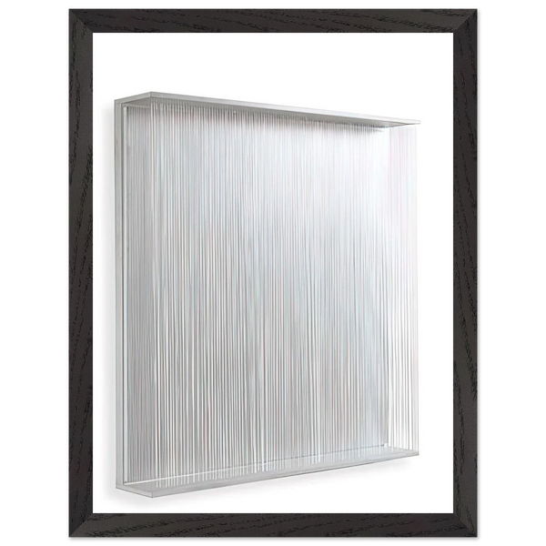 VIBRATION BLANCHE 1995 by Jesus Rafael Soto — Framed art print at Zephyeer