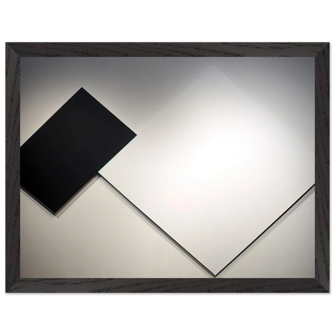 White Black by Ellsworth Kelly — Framed art print at Zephyeer