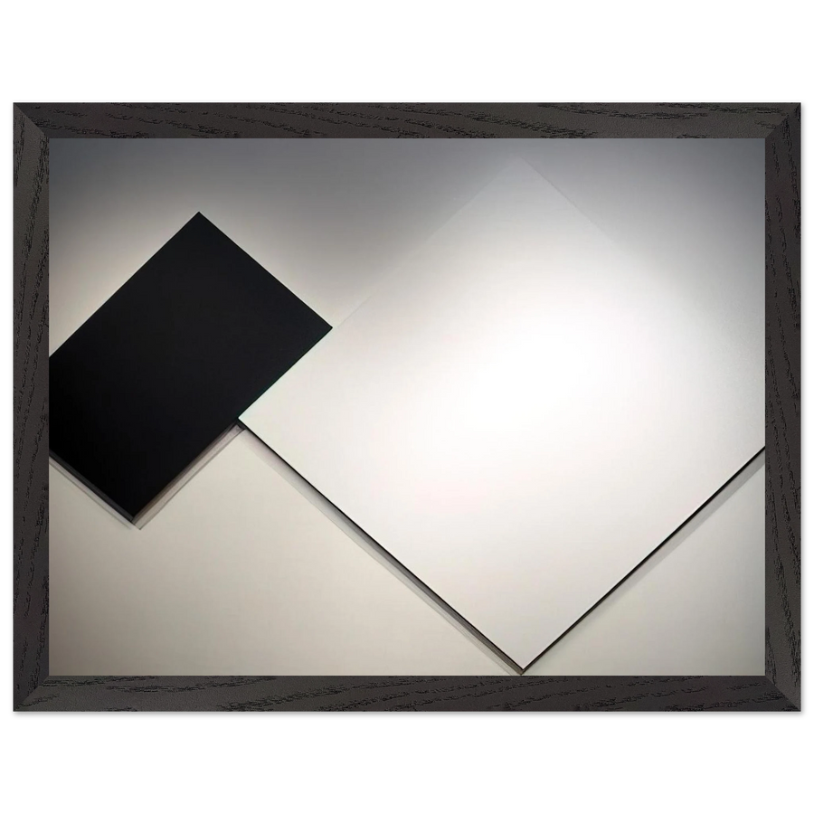 White Black by Ellsworth Kelly — Framed art print at Zephyeer