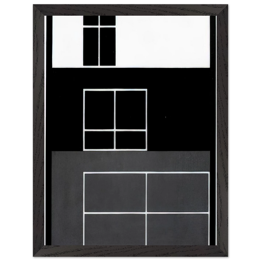 INTERIOR B 1929 by Josef Albers — Framed art print at Zephyeer
