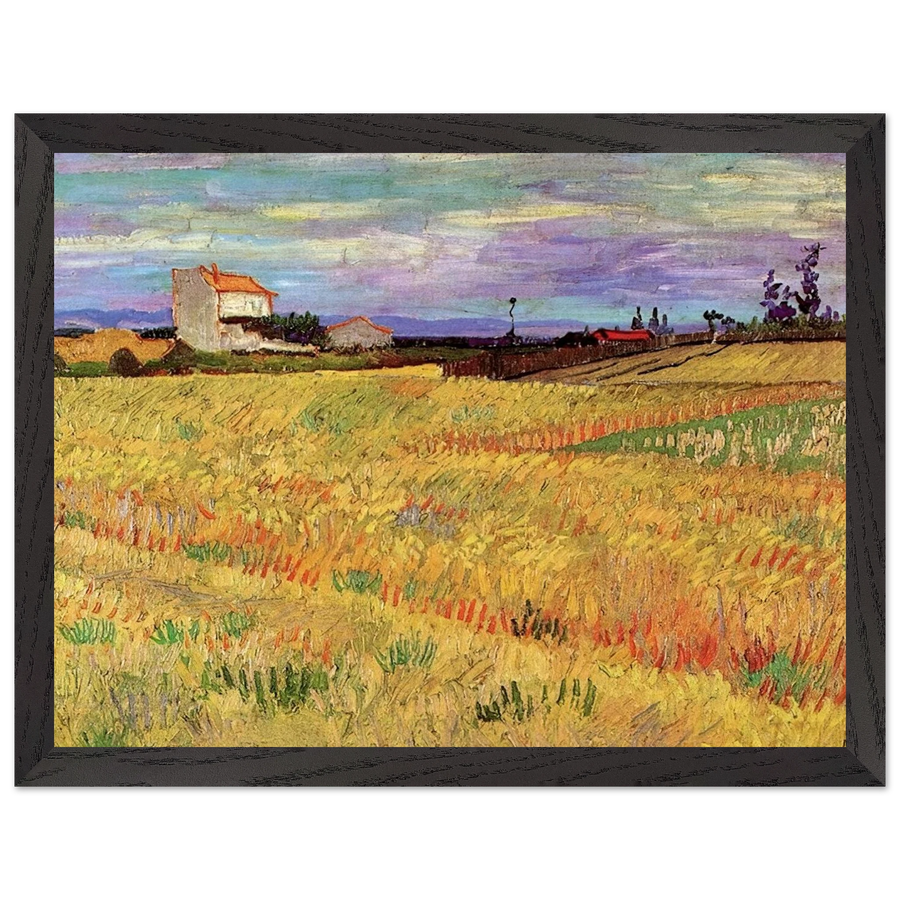 Wheat Field by Vincent van Gogh — Framed art print at Zephyeer
