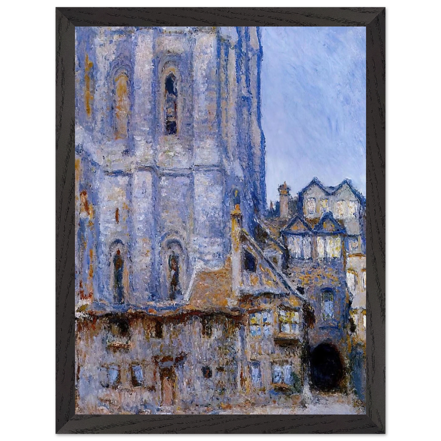 The Cour d'Albane by Claude Monet — Framed art print at Zephyeer