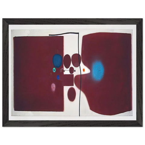 BROWN SYMPHONY 1979 by Victor Pasmore — Framed art print at Zephyeer