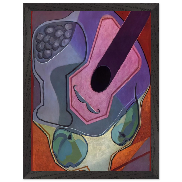 VIOLIN WITH FRUIT 1924 by Juan Gris — Framed art print at Zephyeer