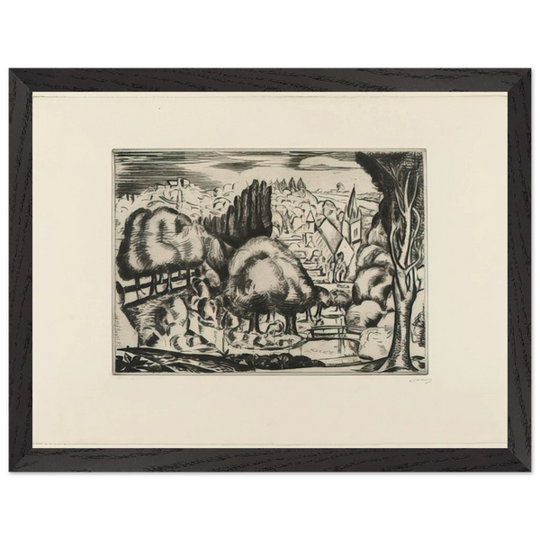 LANDSCAPE 1907 2 by Andre Derain — Framed art print at Zephyeer