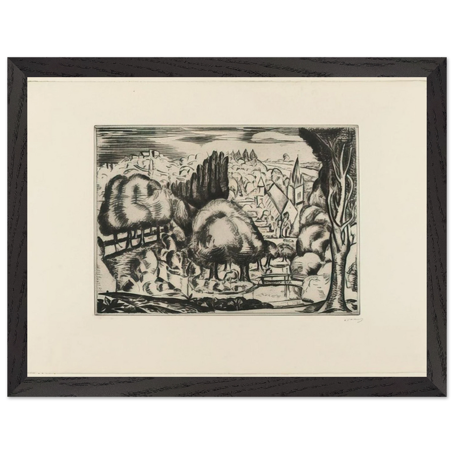 LANDSCAPE 1907 2 by Andre Derain — Framed art print at Zephyeer