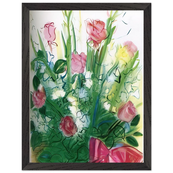 BOUQUET OF ROSES by Raoul Dufy — Framed art print at Zephyeer