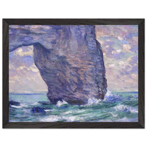 The Manneport, Seen from Below by Claude Monet — Framed art print at Zephyeer