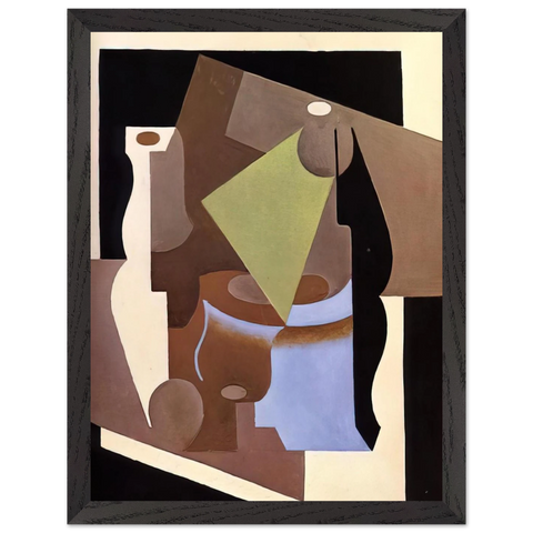 STILL LIFE WITH LAMP 1919 by Juan Gris — Framed art print at Zephyeer