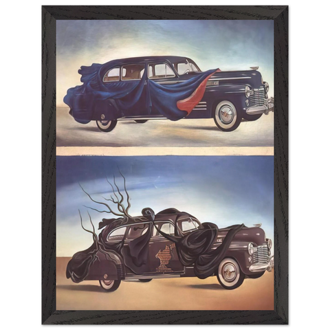 CAR CLOTHING CLOTHED AUTOMOBILE by Salvador Dali — Framed art print at Zephyeer