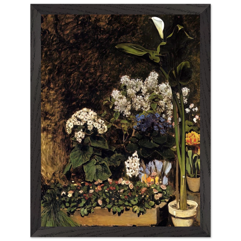 Spring Flowers by Pierre-Auguste Renoir — Framed art print at Zephyeer