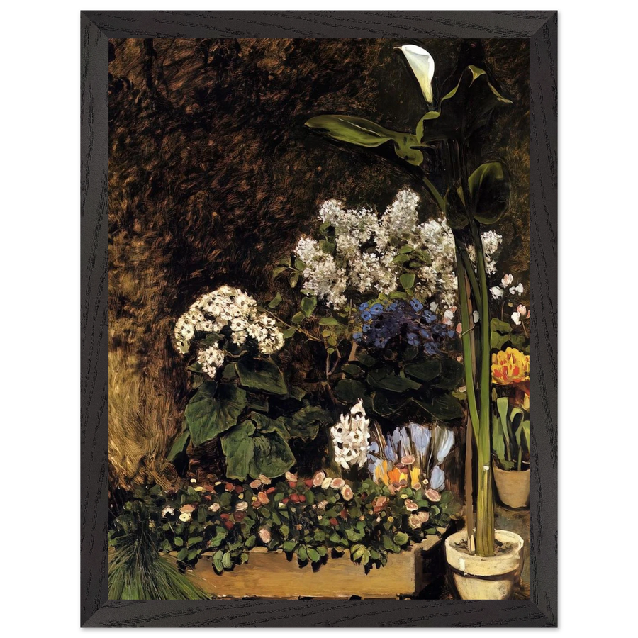 Spring Flowers by Pierre-Auguste Renoir — Framed art print at Zephyeer