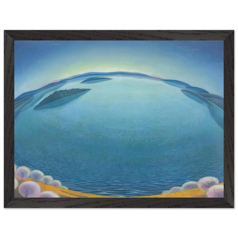 Lago-alba - 1942 by Gerardo Dottori — Framed art print at Zephyeer